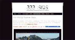 Desktop Screenshot of 333skis.com