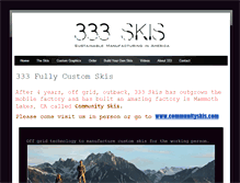 Tablet Screenshot of 333skis.com